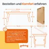 Goliving Laptoptisch - Höhenverstellbar bis 39 cm - Produktbild-Vorschau 8
