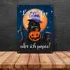 Leckerlis her oder ich pupse Halloween Metallschild XXL in Produktbild-Vorschau 4