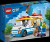 The image shows the box of a LEGO City Great Vehicles ice cream truck set, featuring the truck, minifigures, and a dog. Náhled obrázku produktu