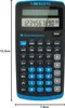A Texas Instruments TI-30 ECO RS calculator is shown against a white background with dimensions indicated. Voir les images du produit