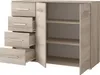 Commode Sideboard Buffet de chambre Highboard 135 cm Voir les images du produit 4