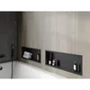 Mexen X-Wall-R zapuštěná police s límcem 60 x 20 cm, Černá Náhled obrázku produktu 12