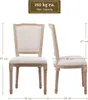 VONLUCE Chaises de salle à manger vintage - Lot de 2 Voir les images du produit 3