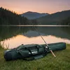 Relaxdays Angeltasche, Rutentasche, 150cm, für 3 Ruten, 5 Produktbild-Vorschau 2
