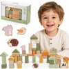 PolarB Wooden Blocks, 2 rok/roky, Dřevo, Vícebarevný Náhled obrázku produktu 10