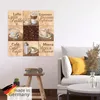 ARTland Poster Kaffee Collage II Größe: 50x50 cm Produktbild-Vorschau 5