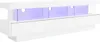 A white high-gloss TV cabinet with LED lighting. Náhľad obrázku produktu