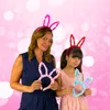 4er-Set LED Plüsch Haarreif LITTLE BUNNY mit Hasenohren in Produktbild-Vorschau 2