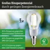 Paulmann Eco-Line Filament 230V LED Tropfen 3er-Set 100mm Produktbild-Vorschau 5