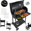 Grill ogrodowy węglowy typu beczka z kominem Mega-M z Podgląd zdjęcia produktu 13