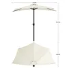 Sekey Balkonschirm Halbrund 270 cm – Sonnenschirm mit Produktbild-Vorschau 4