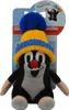 El pequeño topo, sentado, con gorro azul y amarillo, 14 cm Vista previa de la imagen del producto 1
