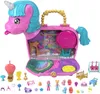 A toy unicorn playset with accessories laid out around it. Náhled obrázku produktu