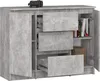 Akord Commode 2 Portes 3 Tiroirs Béton 101X35X76 Voir les images du produit 2