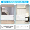 XINZI Einziehbares Treppenschutzgitter bis 300cm Weiß, PVC Produktbild-Vorschau 7