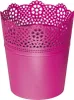 Vaso da fiori con pizzo Pizzo fucsia 11,2 cm Anteprima dell’immagine prodotto 1