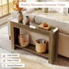 Table console Tribesigns de 105 cm de style rustique, table Voir les images du produit 5