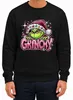 Camiseta de punto con estampado navideño "Grinch", con Vista previa de la imagen del producto 2
