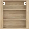 vidaXL Nástěnná skříň Sonoma dub 80x33x80 cm výrobek ze Náhled obrázku produktu 3