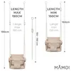 MAMOI Kinderschaukel mit Sicherheitsgurt, höhenverstellbar Produktbild-Vorschau 3