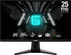 A gaming monitor displaying a futuristic graphic with feature callouts. Náhľad obrázku produktu