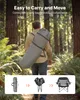 Sedia da campeggio VEVOR (oversize) – Sedia pieghevole con Anteprima dell’immagine prodotto 7