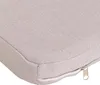 A close-up view of a cushion with a zipper. Anteprima dell’immagine prodotto