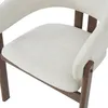Flieks : 6 chaises de salle à manger en métal aspect bois, Voir les images du produit 9