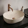 Aufsatzwaschbecken Rea Amelia 48 Travertine Classic Produktbild-Vorschau 3