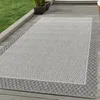 In & Outdoor Teppich Bordüre Design Wetterfest für Terrasse Produktbild-Vorschau 1