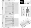 Yaheetech Aktenschrank Vorratsschrank Büroschrank 183,5 cm Produktbild-Vorschau 7