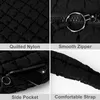 Große gesteppte Crossbody-Tasche aus Baumwolle für Damen Produktbild-Vorschau 4