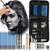 Zeichen-Set Malset Kunstset 32-teilig Profi Skizzier-Set Produktbild-Vorschau 1