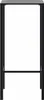 vidaXL Bartisch Schwarz 50x50x110 cm Pulverbeschichteter Produktbild-Vorschau 4