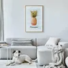 Posterpapier Poster - Pineapple and Stripes 40x60 cm Produktbild-Vorschau 2