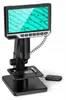 A digital microscope with a screen displaying a magnified view of cells. Náhled obrázku produktu