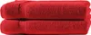 2 Badetücher rot 100x150 cm Set Baumwolle Frottee Badetuch Produktbild-Vorschau 1