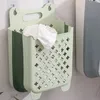 Cesto portabiancheria pieghevole a parete con grande Anteprima dell’immagine prodotto 3