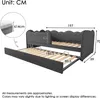 Sweiko Polsterbett Daybett 90x190cm,Tagesbett Schlafsofa Produktbild-Vorschau 2