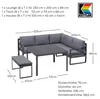 KETTLER Ocean Casual Dining Eckset inkl. Kissen, anthrazit/ Produktbild-Vorschau 10