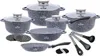 batterie de cuisine en granit Zilner Zl-7060 17 pièces avec Voir les images du produit 1