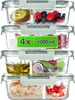 Contenitore per alimenti in vetro KADAX con 2 scomparti e Anteprima dell’immagine prodotto 1