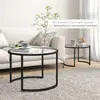 HOMCOM Couchtisch 2er-Set, Beistelltisch mit Stahlgestell, Produktbild-Vorschau 5