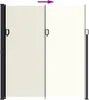 vidaXL Boční výsuvná markýza krémová 220x500 cm Náhled obrázku produktu 5
