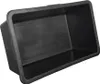 A black plastic mortar tub is shown from a diagonal angle. Produktbild-Vorschau