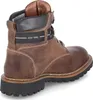 A brown leather boot is shown from a side angle against a white background. Voir les images du produit