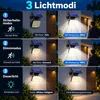 2 projecteurs solaires à 118 LED avec détecteur de Voir les images du produit 6