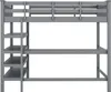 Hochbett 140 x 200 cm mit Schreibtisch und Ablagefächern, Produktbild-Vorschau 8