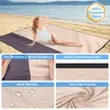 Fintie Stranddecke Sandfrei super groß 210x200cm, Sanddicht Produktbild-Vorschau 3