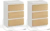 VASAGLE Nachttisch, 2er Set, Beistelltisch, 3 Schubladen, Produktbild-Vorschau 2